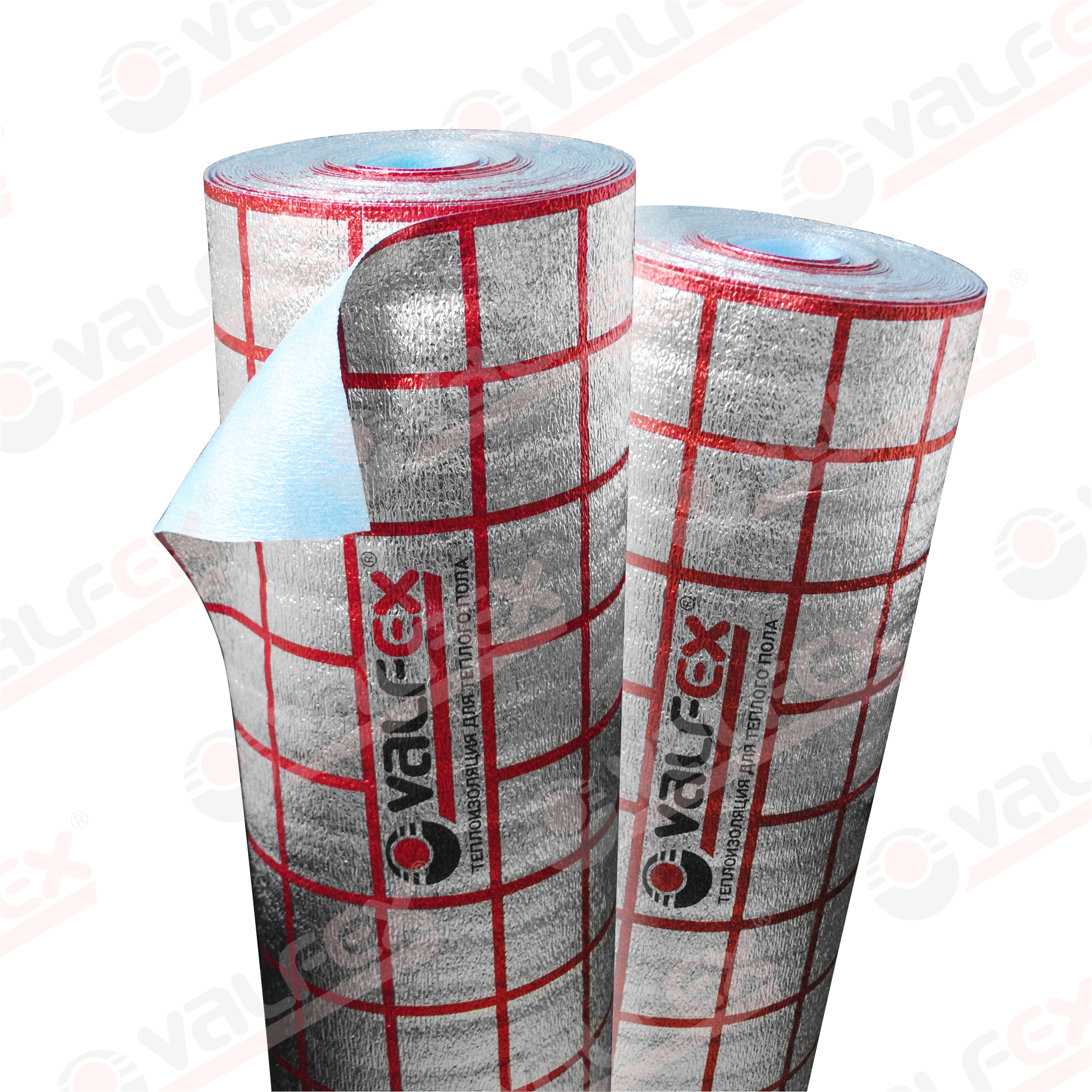 VALFEX Подложка для теплого пола мультифольга 3 мм. 30 м.кв.